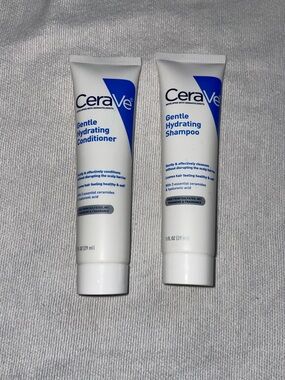 CeraVe Gentle Hydrating Shampoo & Conditioner Travel Size Set – 1 oz Each